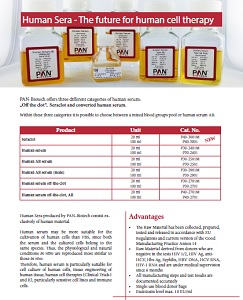 Catalogo suero humano